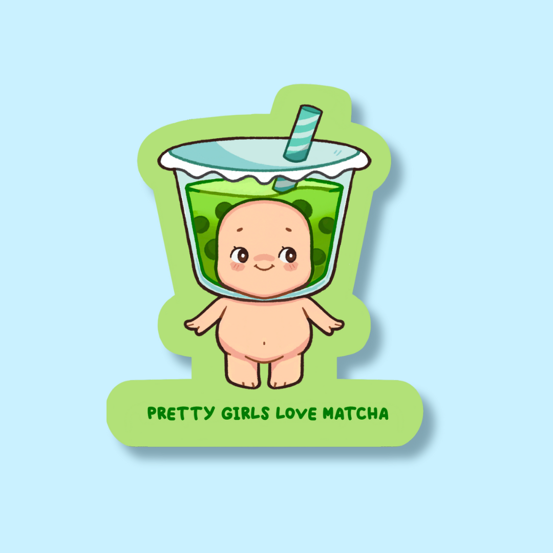 Sonny Angel Matcha Sticker