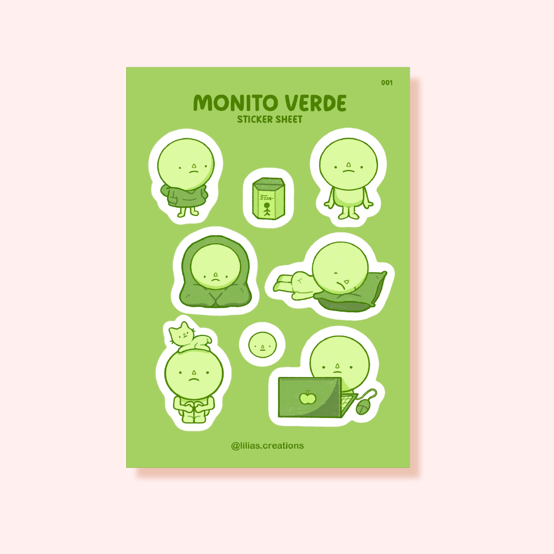 Smiski Sticker Sheet